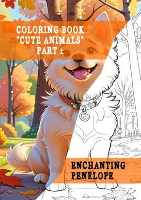 Coloring book «Cute Animals». Part 1