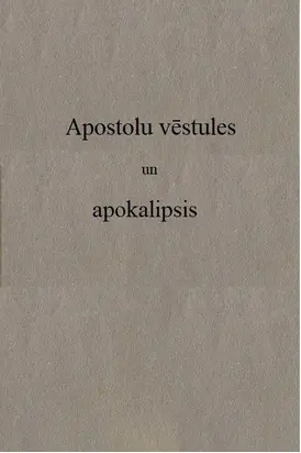 Apostolu vestules+