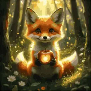 Сказка-зарядка «Лисенок Фырк и волшебное яблоко»