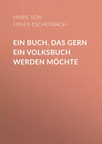 Ein Buch, das gern ein Volksbuch werden möchte