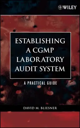 Establishing A CGMP Laboratory Audit System