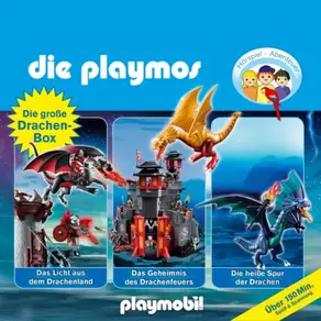 Die Playmos - Das Original Playmobil Hörspiel, Die große Drachen-Box, Folgen 13, 38, 50