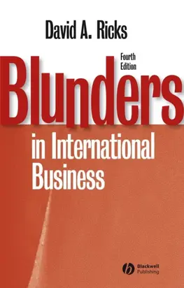 Blunders in International Business