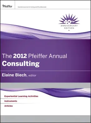 The 2012 Pfeiffer Annual. Consulting