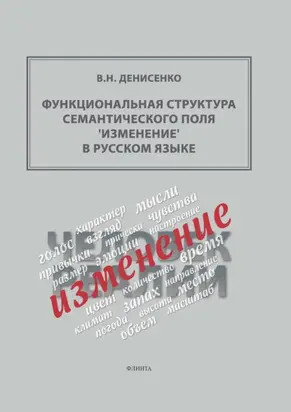 Функциональная структура семантического поля ‘изменение’ в русском языке