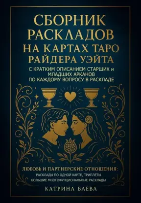 Сборник раскладов на Картах Таро Райдера Уэйта с кратким описанием Старших и Младших Арканов по каждому вопросу в раскладе. Любовь и Партнерские отношения: Том 1