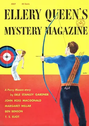 Ellery Queen’s Mystery Magazine. Vol. 24, No. 1. Whole No. 128, July 1954