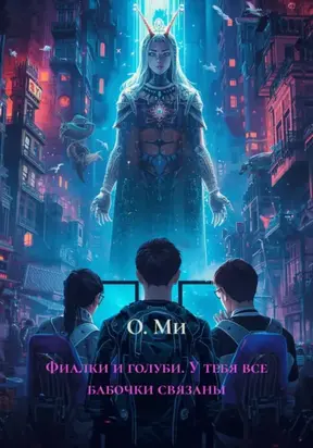 Фиалки и голуби. У тебя все бабочки связаны