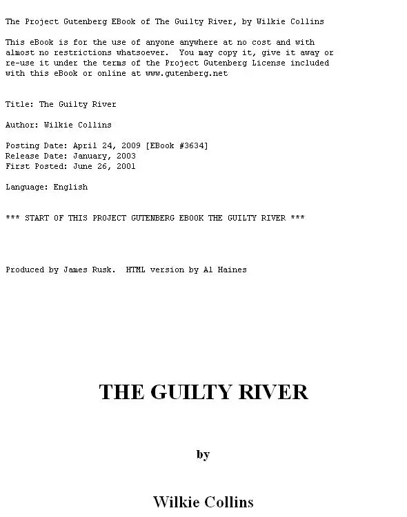 The Guilty River