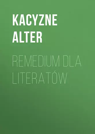 Remedium dla literatów