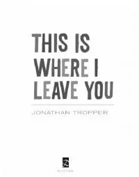 This Is Where I Leave You