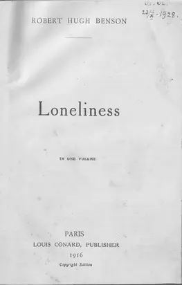 Loneliness