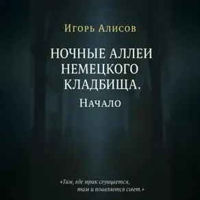 Ночные аллеи Немецкого кладбища. Начало.