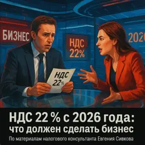 НДС 22 % с 2026 года: что должен сделать бизнес