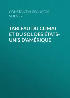Tableau du climat et du sol des États-Unis d'Amérique