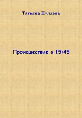 Происшествие в 15:45