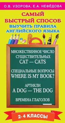 Самый быстрый способ выучить правила английского языка. 2-4 классы