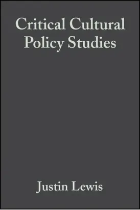 Critical Cultural Policy Studies