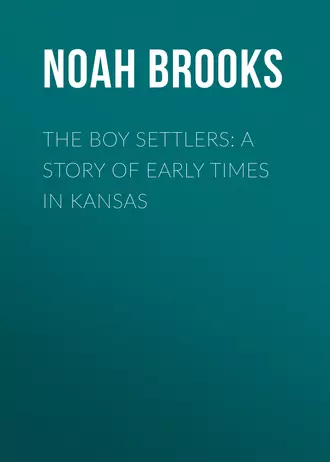 The Boy Settlers: A Story of Early Times in Kansas