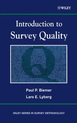 Introduction to Survey Quality