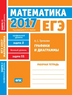 ЕГЭ 2017. Математика. Графики и диаграммы. Задача 2 (профильный уровень). Задача 11 (базовый уровень). Рабочая тетрадь