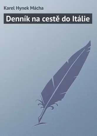 Denník na cestě do Itálie
