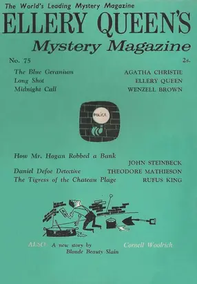 Ellery Queen’s Mystery Magazine. No. 75, April 1959, British Edition