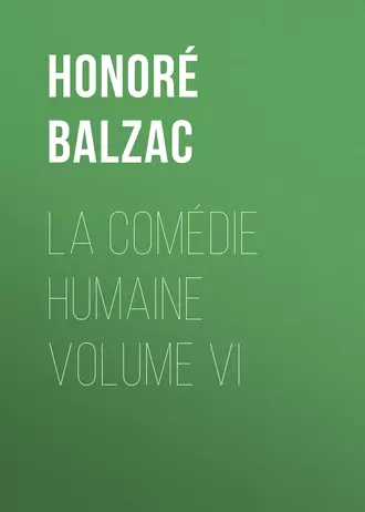 La Comédie humaine volume VI