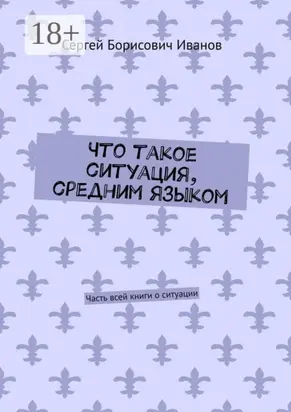Что такое ситуация, средним языком. Часть всей книги о ситуации