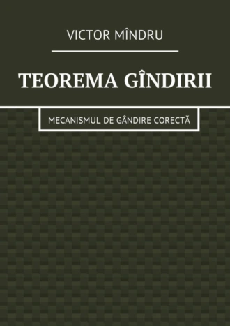 Teorema gîndirii. Mecanismul de gândire corectă