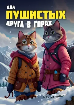 Два пушистых друга в горах