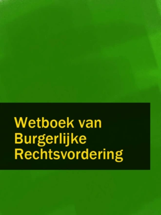 Wetboek van Burgerlijke Rechtsvordering