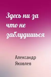 Здесь ни за что не заблудишься