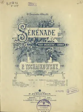 Serenade pour orchestre a cordes