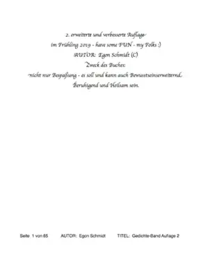 sinnliche spirituelle Gedichte Sammlung