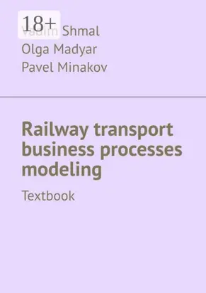 Railway transport business processes modeling. Textbook