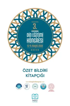3.ULUSLARARASI DİN EĞİTİMİ KONGRESİ ÖZET BİLDİRİ KİTAPÇIĞI