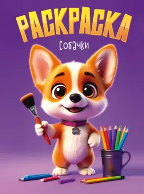 Раскраска. Собачки