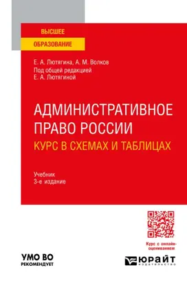 Административное право России. Курс в схемах и таблицах 3-е изд., пер. и доп. Учебник для вузов