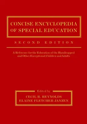 Concise Encyclopedia of Special Education