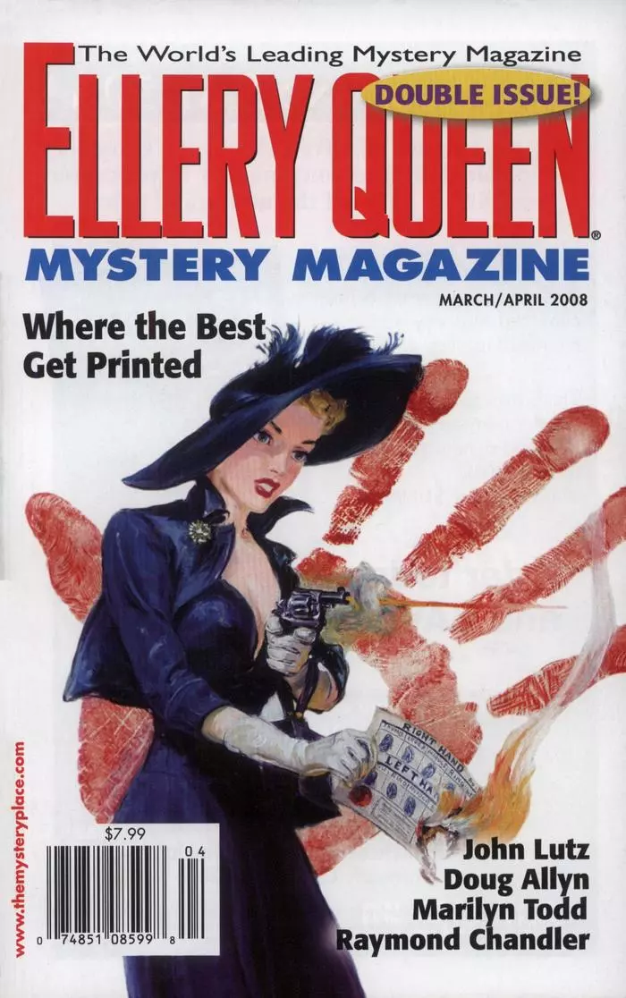 Ellery Queen’s Mystery Magazine. Vol. 131, No. 3 & 4. Whole No. 799 & 800, March/April 2008