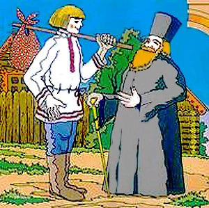 PASAKA PAR POPU PIETAPIERI UN VIŅA KALPU MUĻĶA ANTULI