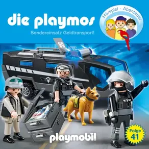Die Playmos - Das Original Playmobil Hörspiel, Folge 41: Sondereinsatz Geldtransport!