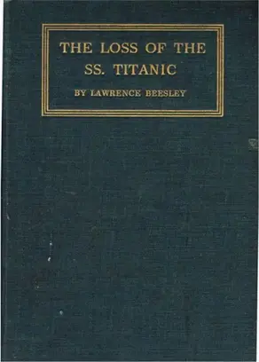 The Loss of the SS. Titanic