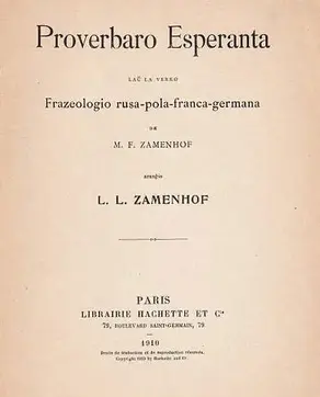 Proverbaro Esperanta