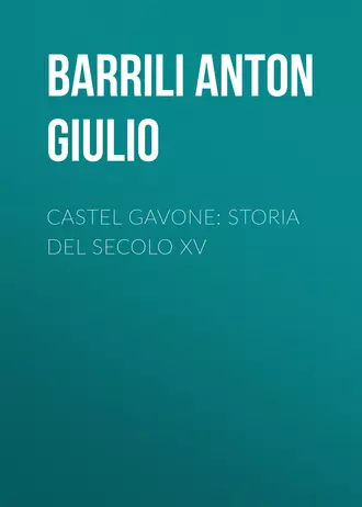 Castel Gavone: Storia del secolo XV