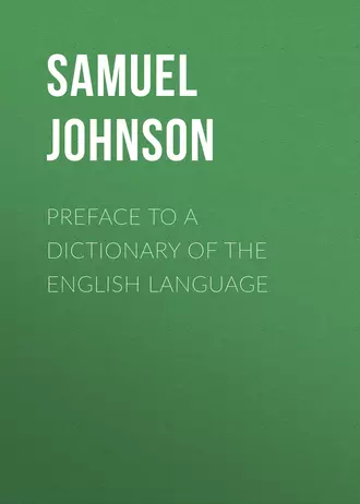 Preface to a Dictionary of the English Language