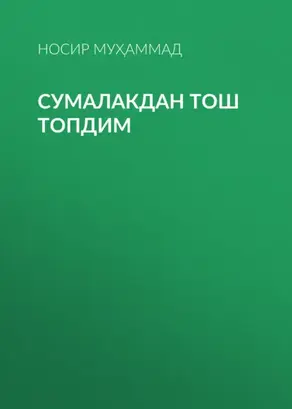 Сумалакдан тош топдим