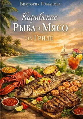 Карибские рыба и мясо на гриле