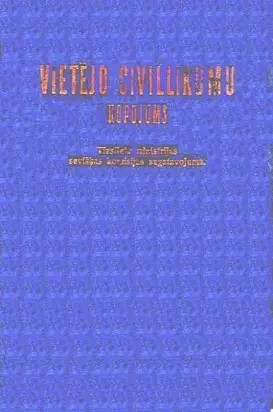 Vietējo Civillikumu Kopojums III. daļa